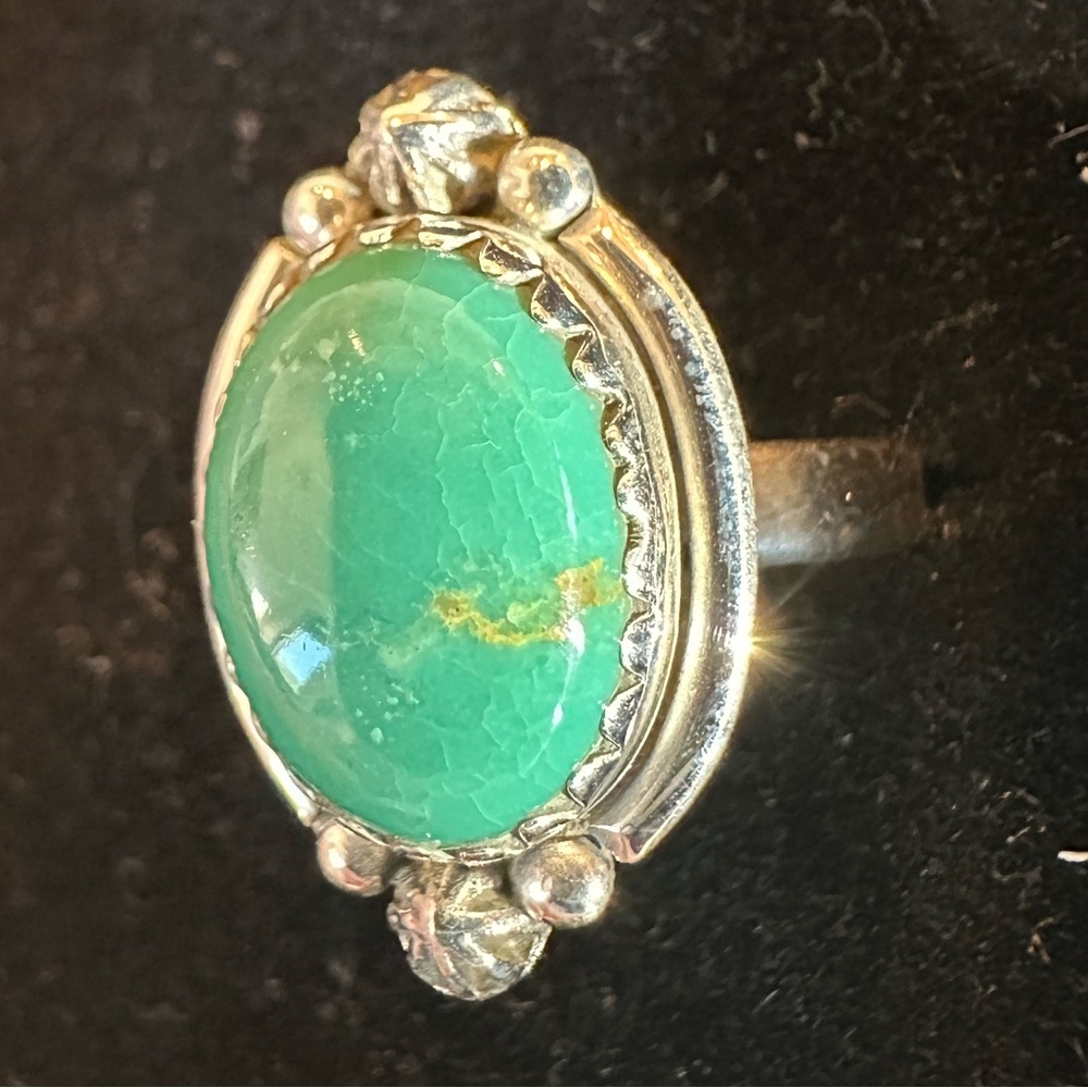 Turquoise Adjustable Ring - image 3